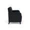 Lesro Siena Lounge Reception Loveseat, Black, MD Black Upholstery SN1501 - alternate 2